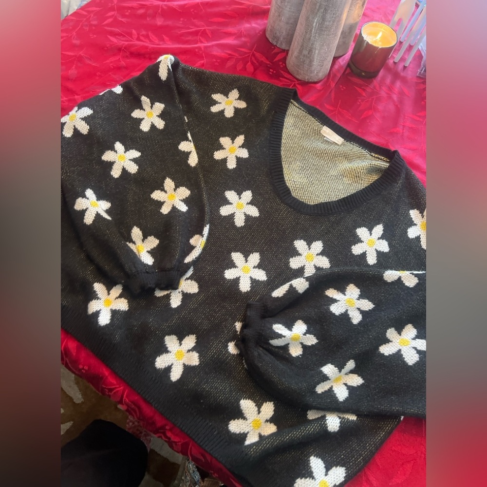 Large Altar’d State Floral Sweater